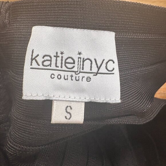 Katie J NYC black bandage dress tween size small - Picture 6 of 6